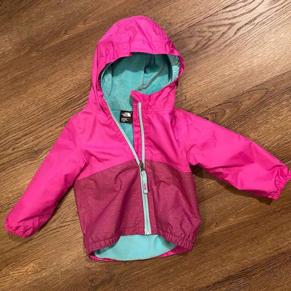 North face baby fleece jacket coat